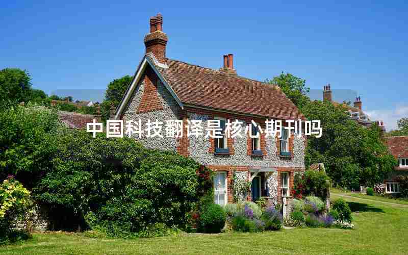中国科技翻译是核心期刊吗