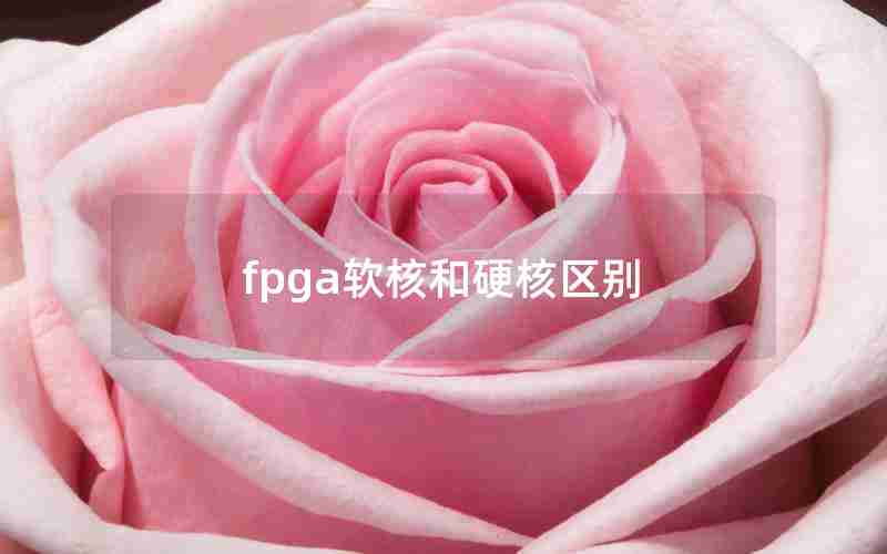 fpga软核和硬核区别 fpga软核和硬核区别