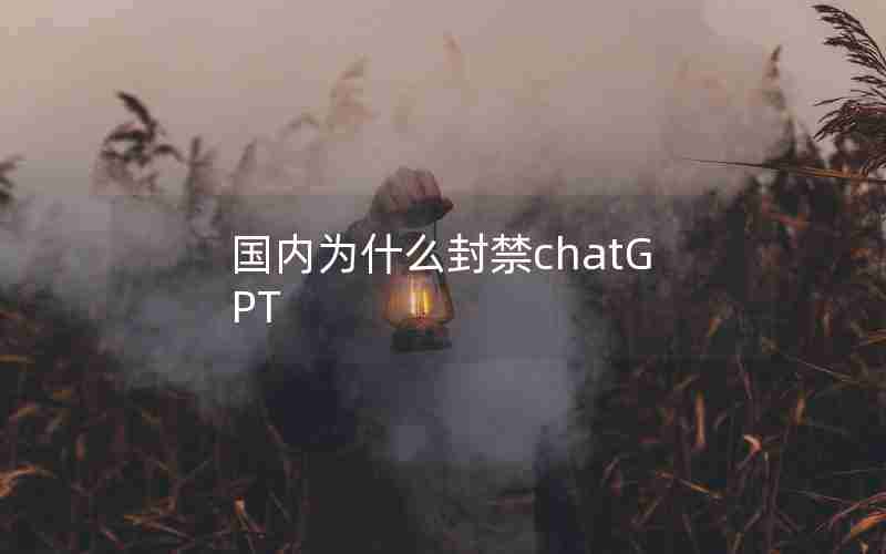 国内为什么封禁chatGPT 国内为什么封禁chatGPT