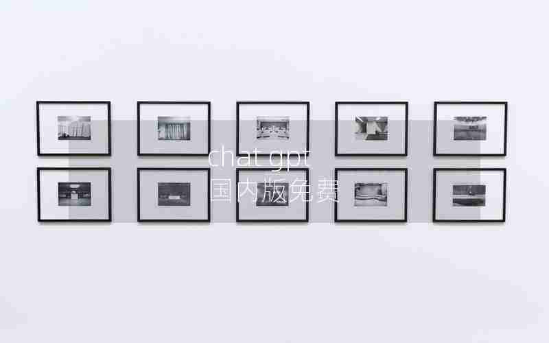 chat gpt 国内版免费