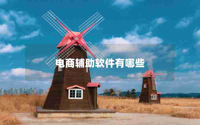电商辅助软件有哪些 电商辅助软件有哪些