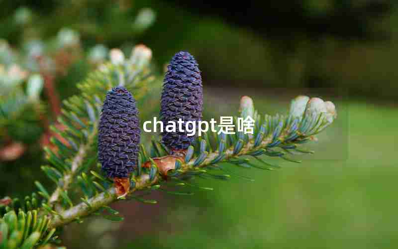 chatgpt是啥 chatgpt是啥