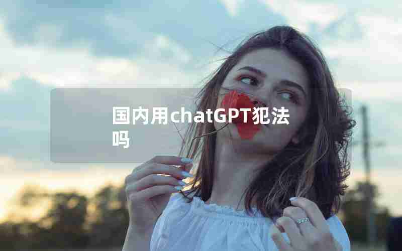 国内用chatGPT犯法吗