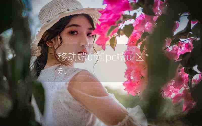 移动端ui和pc端ui区别