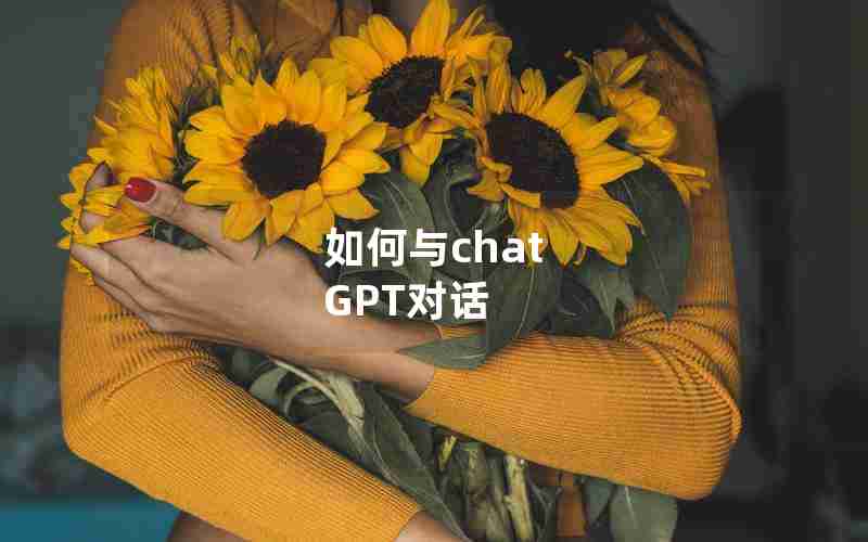 如何与chat GPT对话