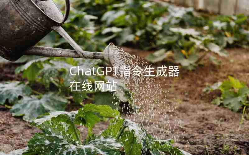 ChatGPT指令生成器在线网站 ChatGPT指令生成器在线网站