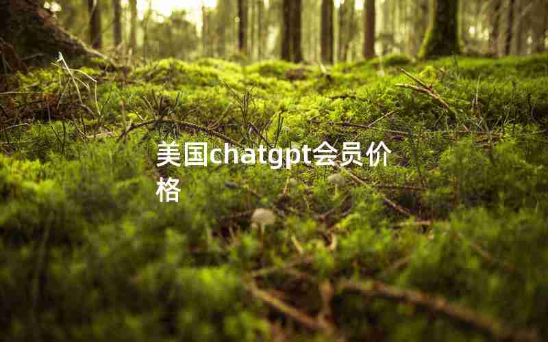 美国chatgpt会员价格