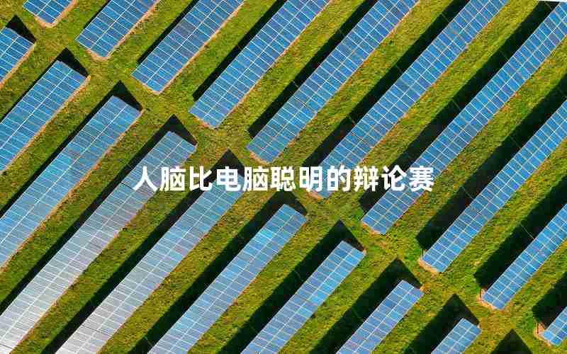 人脑比电脑聪明的辩论赛