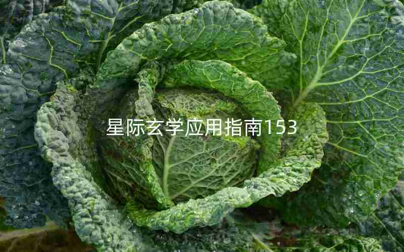 星际玄学应用指南153 星际玄学应用指南153