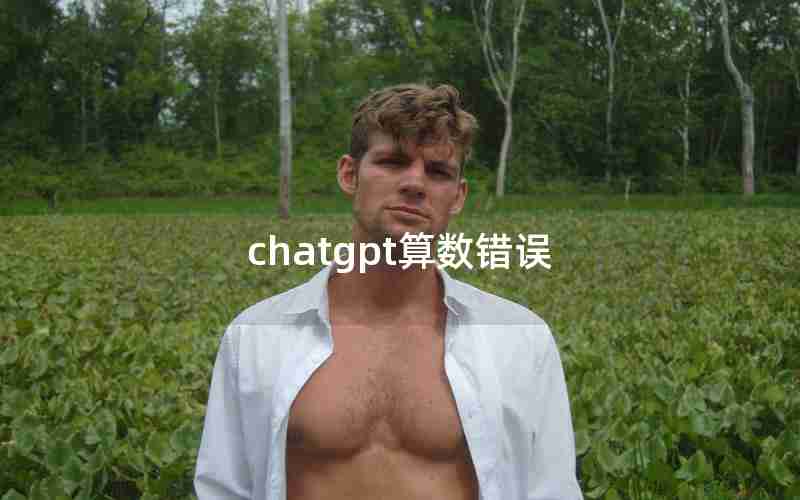 chatgpt算数错误