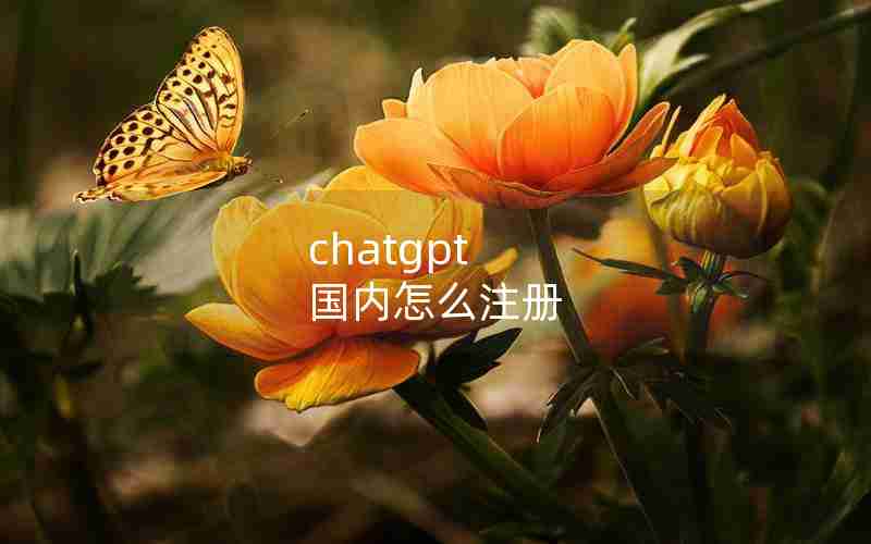 chatgpt 国内怎么注册