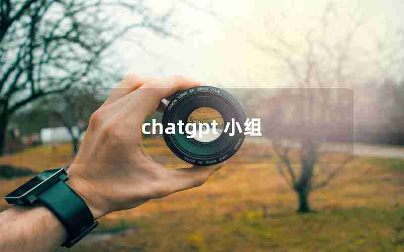chatgpt 小组