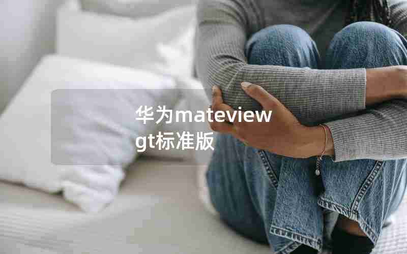 华为mateview gt标准版 华为mateview gt标准版