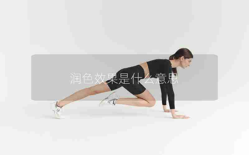 润色效果是什么意思