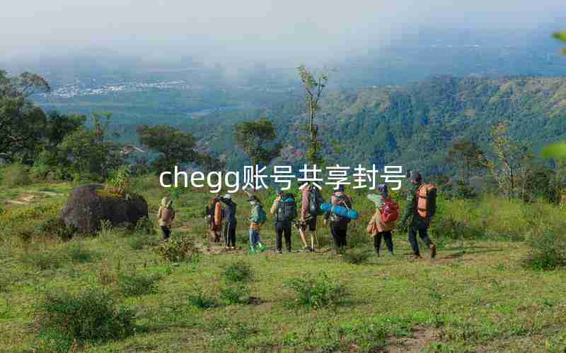 chegg账号共享封号