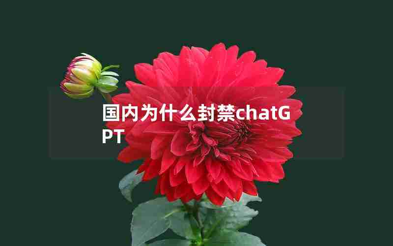 国内为什么封禁chatGPT 国内为什么封禁chatGPT