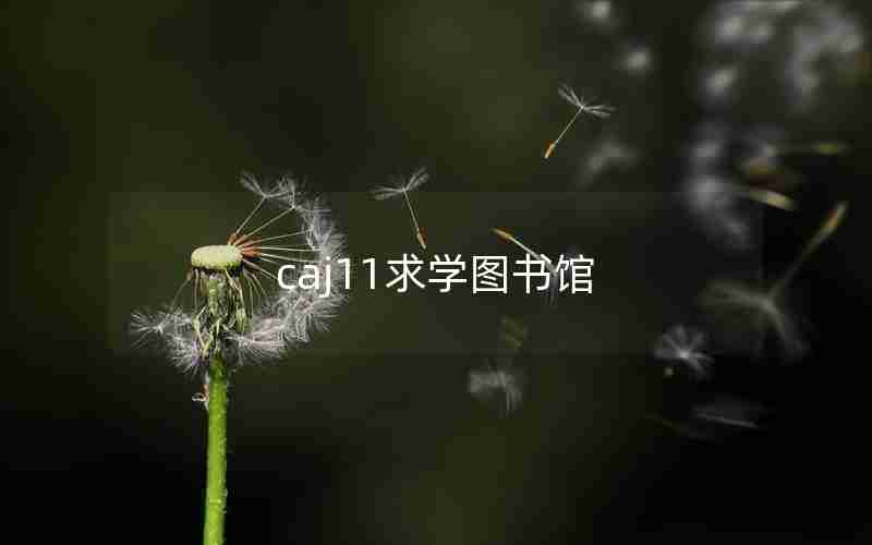 caj11求学图书馆