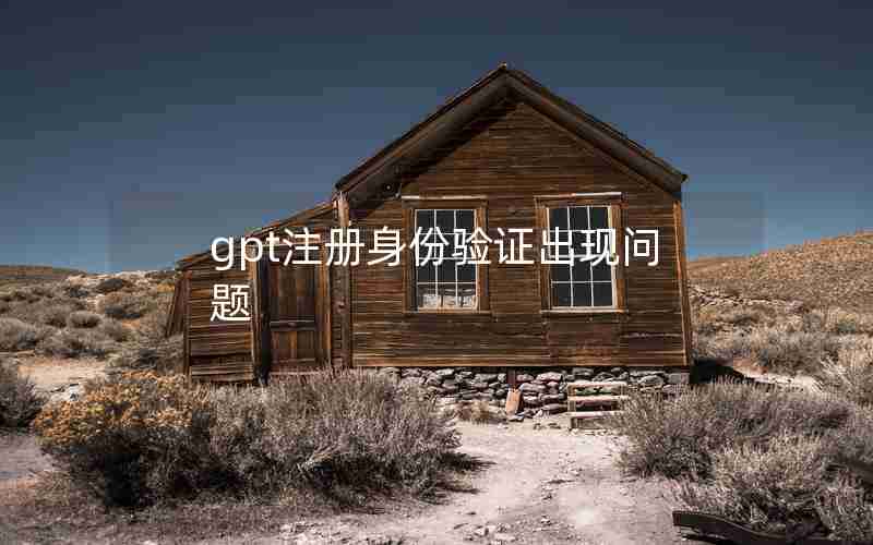 gpt注册身份验证出现问题 gpt注册身份验证出现问题