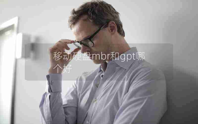 移动硬盘mbr和gpt哪个好