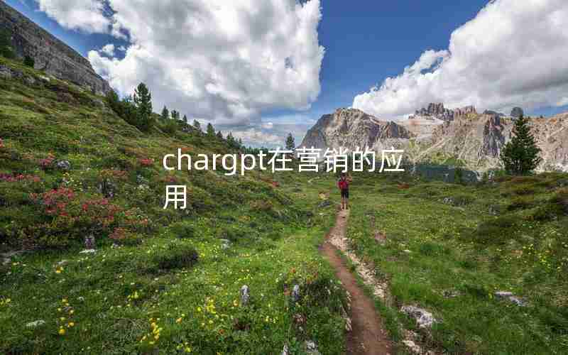 chargpt在营销的应用 chargpt在营销的应用