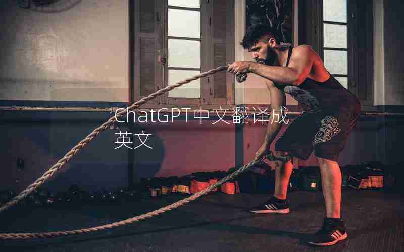 ChatGPT中文翻译成英文