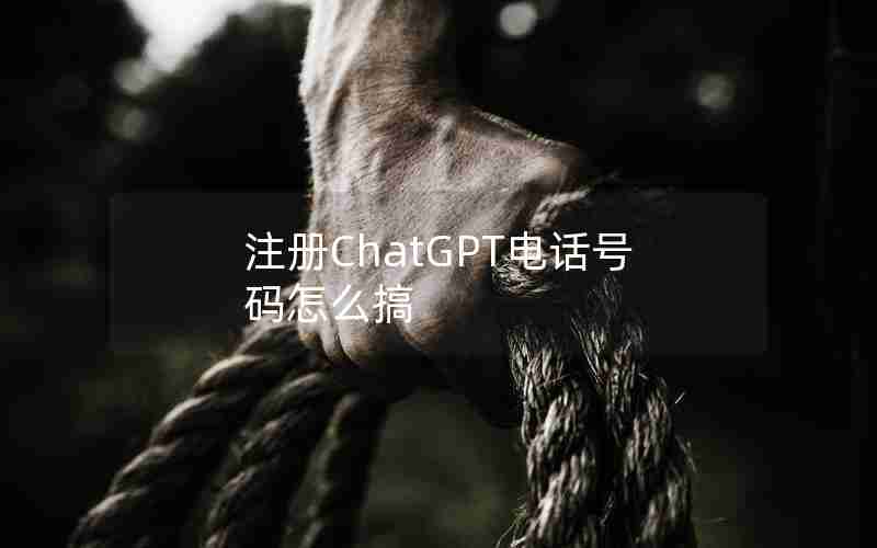 注册ChatGPT电话号码怎么搞 注册ChatGPT电话号码怎么搞