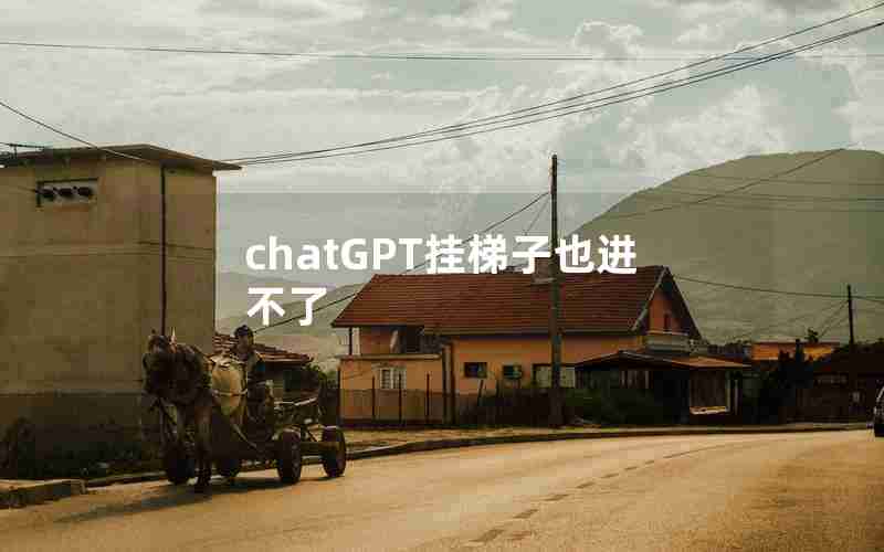 chatGPT挂梯子也进不了