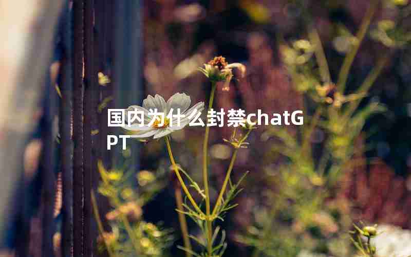 国内为什么封禁chatGPT 国内为什么封禁chatGPT
