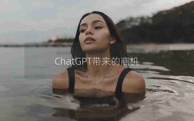 ChatGPT带来的商机