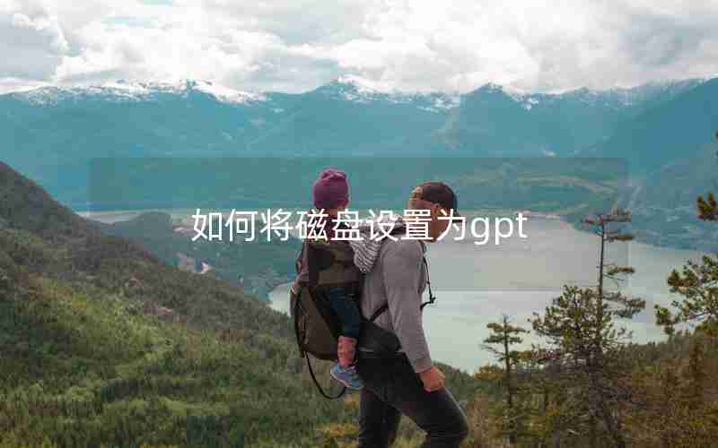 如何将磁盘设置为gpt