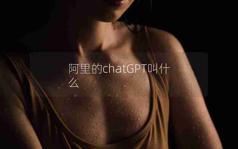 阿里的chatGPT叫什么