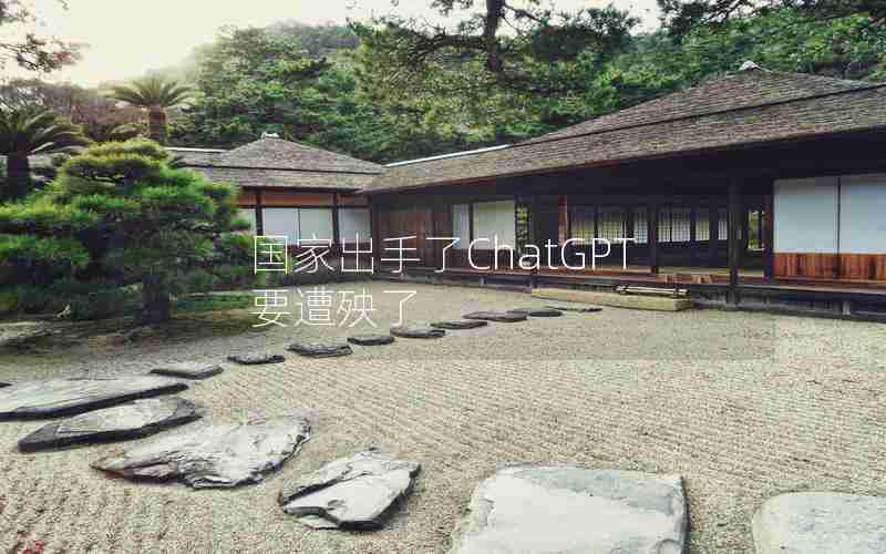 国家出手了ChatGPT要遭殃了 国家出手了ChatGPT要遭殃了