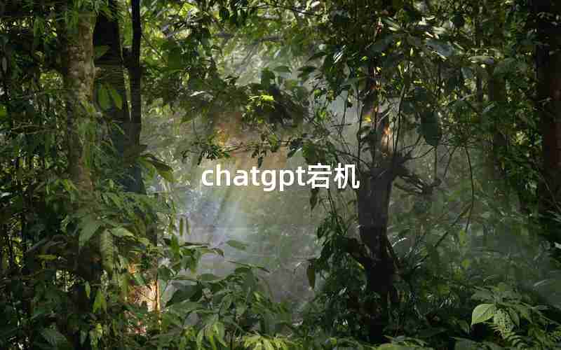 chatgpt宕机 chatgpt宕机