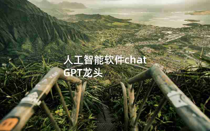 人工智能软件chat GPT龙头