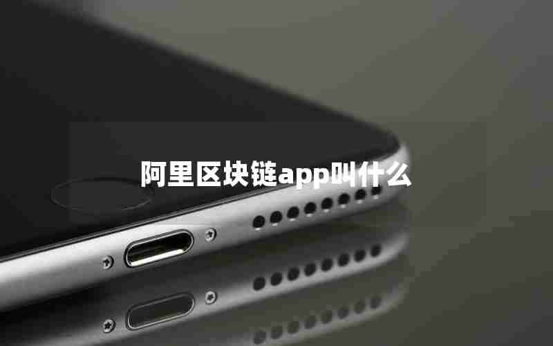 阿里区块链app叫什么