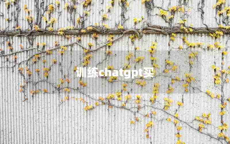 训练chatgpt买