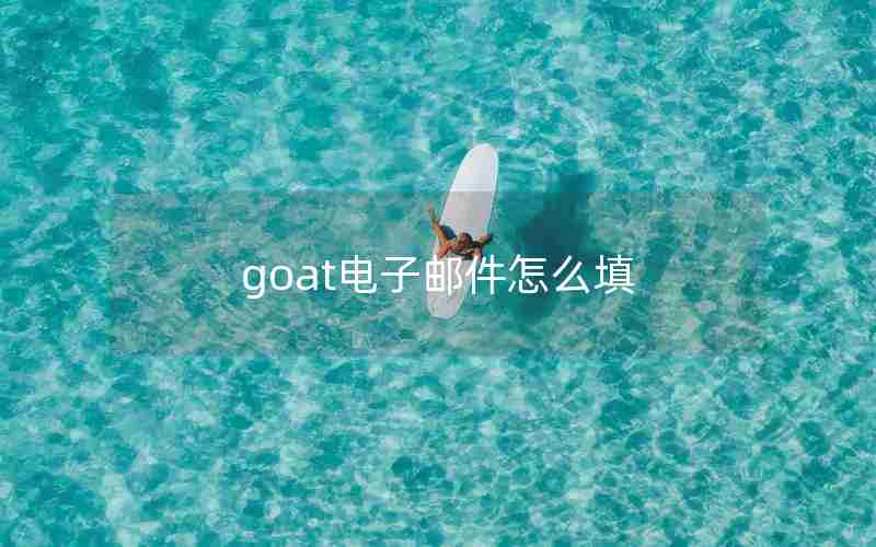 goat电子邮件怎么填