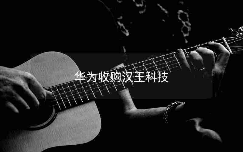 华为收购汉王科技 华为收购汉王科技