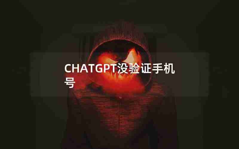 CHATGPT没验证手机号