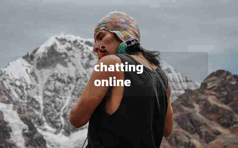 chatting online