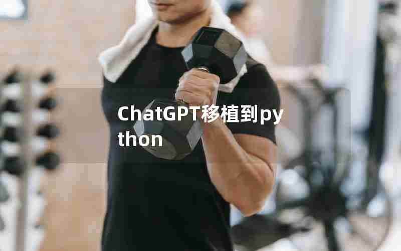 ChatGPT移植到python