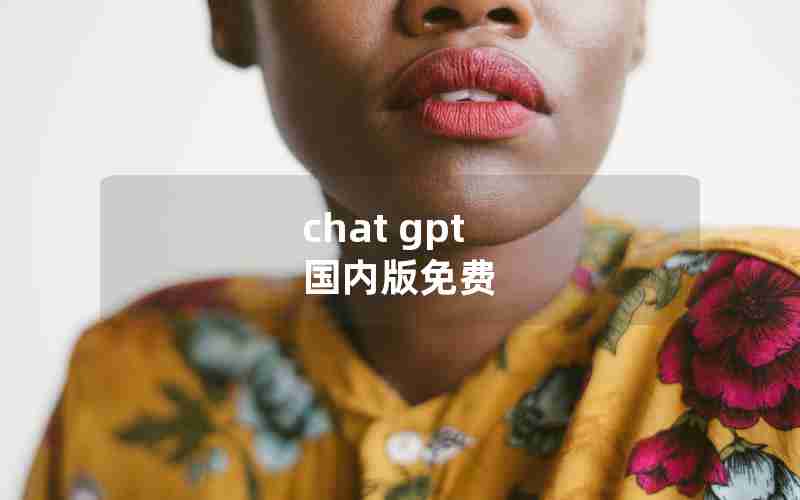 chat gpt 国内版免费 chat gpt 国内版免费