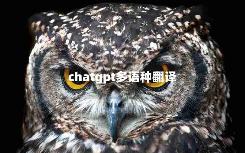 chatgpt多语种翻译