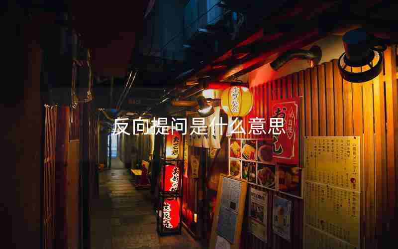 反向提问是什么意思 反向提问是什么意思