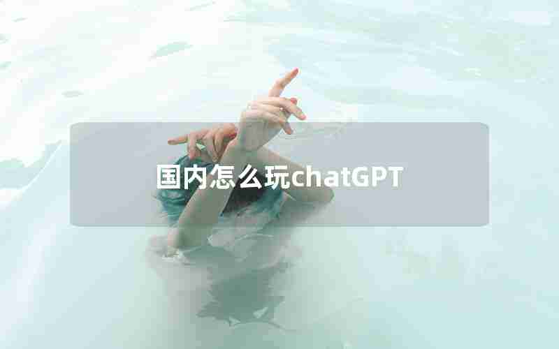 国内怎么玩chatGPT