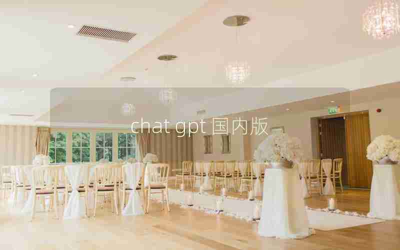 chat gpt 国内版