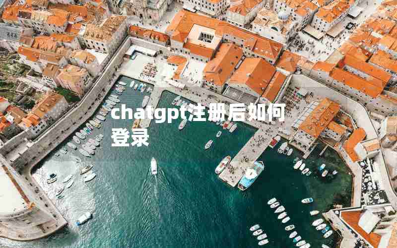 chatgpt注册后如何登录