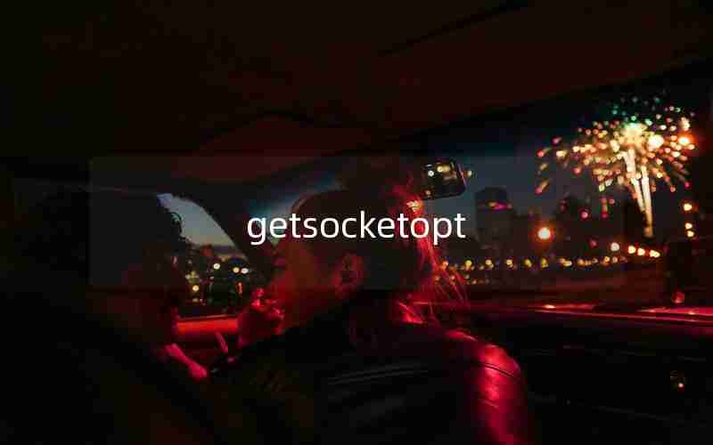 getsocketopt getsocketopt