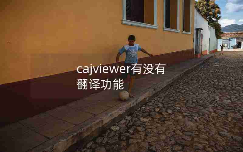 cajviewer有没有翻译功能 cajviewer有没有翻译功能