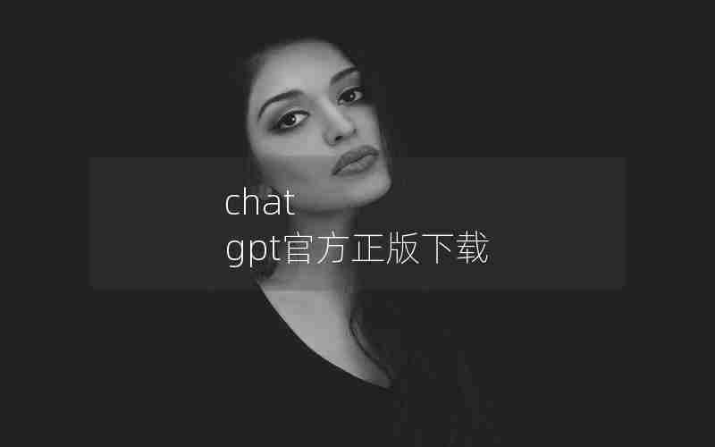 chat gpt官方正版下载